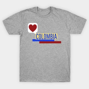 Colombia Love- Colombia Flag T-Shirt